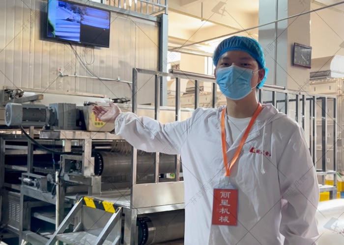 切割式直條水晶粉絲生產(chǎn)中冷卻溫度達(dá)不到怎么解決？